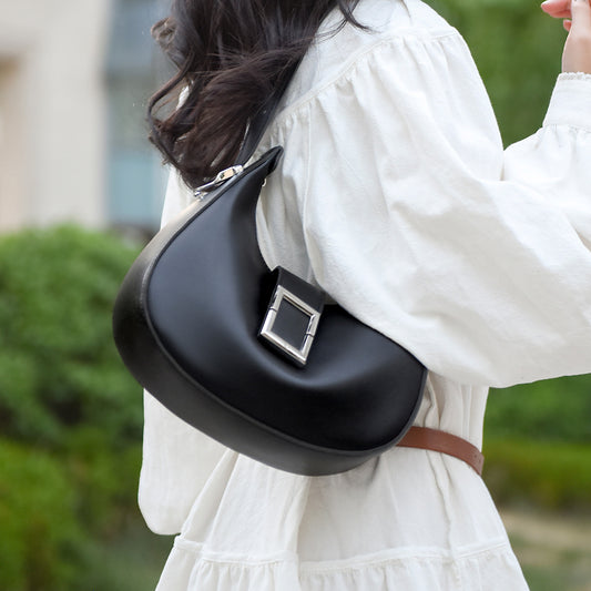 Women's Fashion Cowhide Send Mother Portable Women's Shoulder Bag