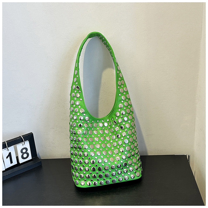 Women's Popular Korean Style Fashion Rivet Personality Bags