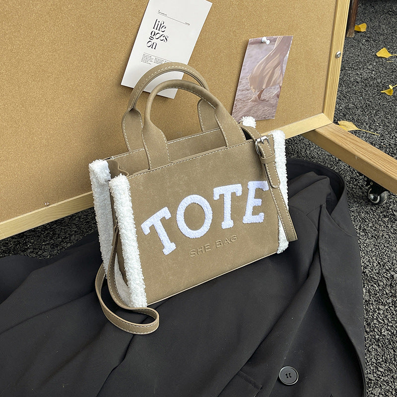 Pretty Classic Slouchy Letter Temperament Wild Women's Shoulder Bag