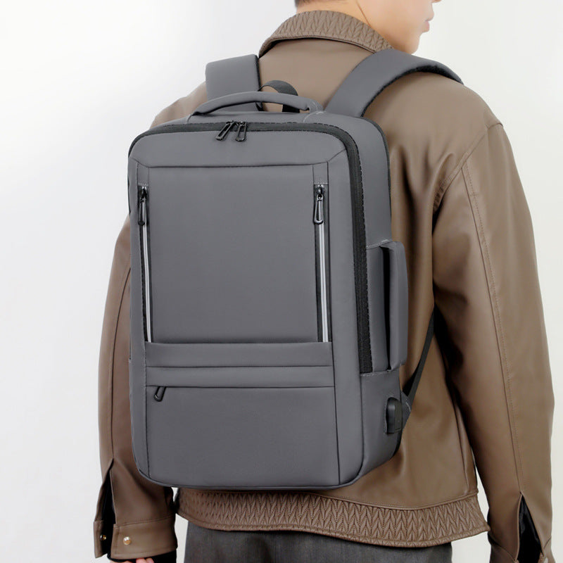 Men's Large Capacity Business Computer Scalable Storage Leisure Backpack