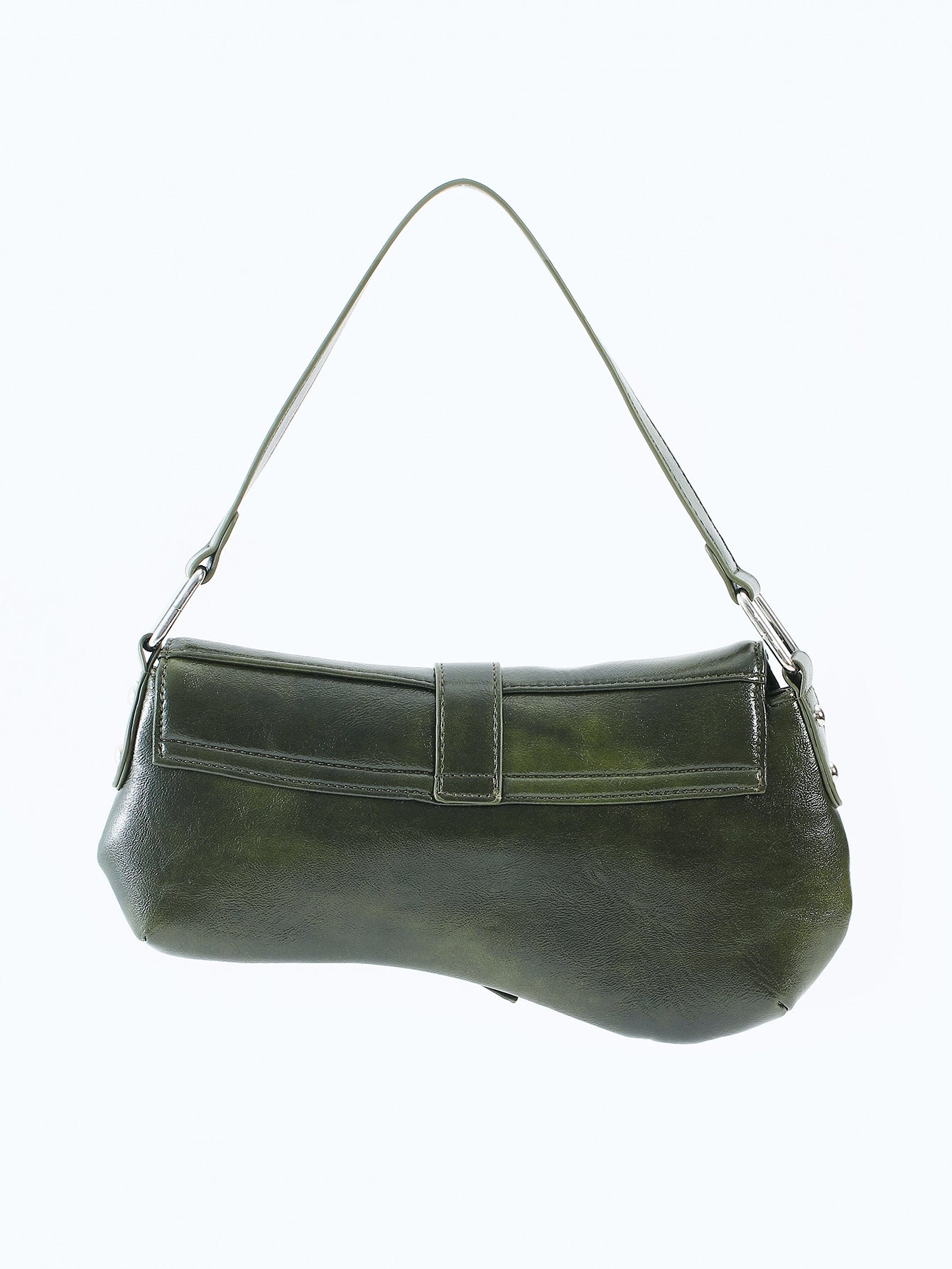 Women's Niche Oil Wax Leather Irregular Retro Shoulder Bags