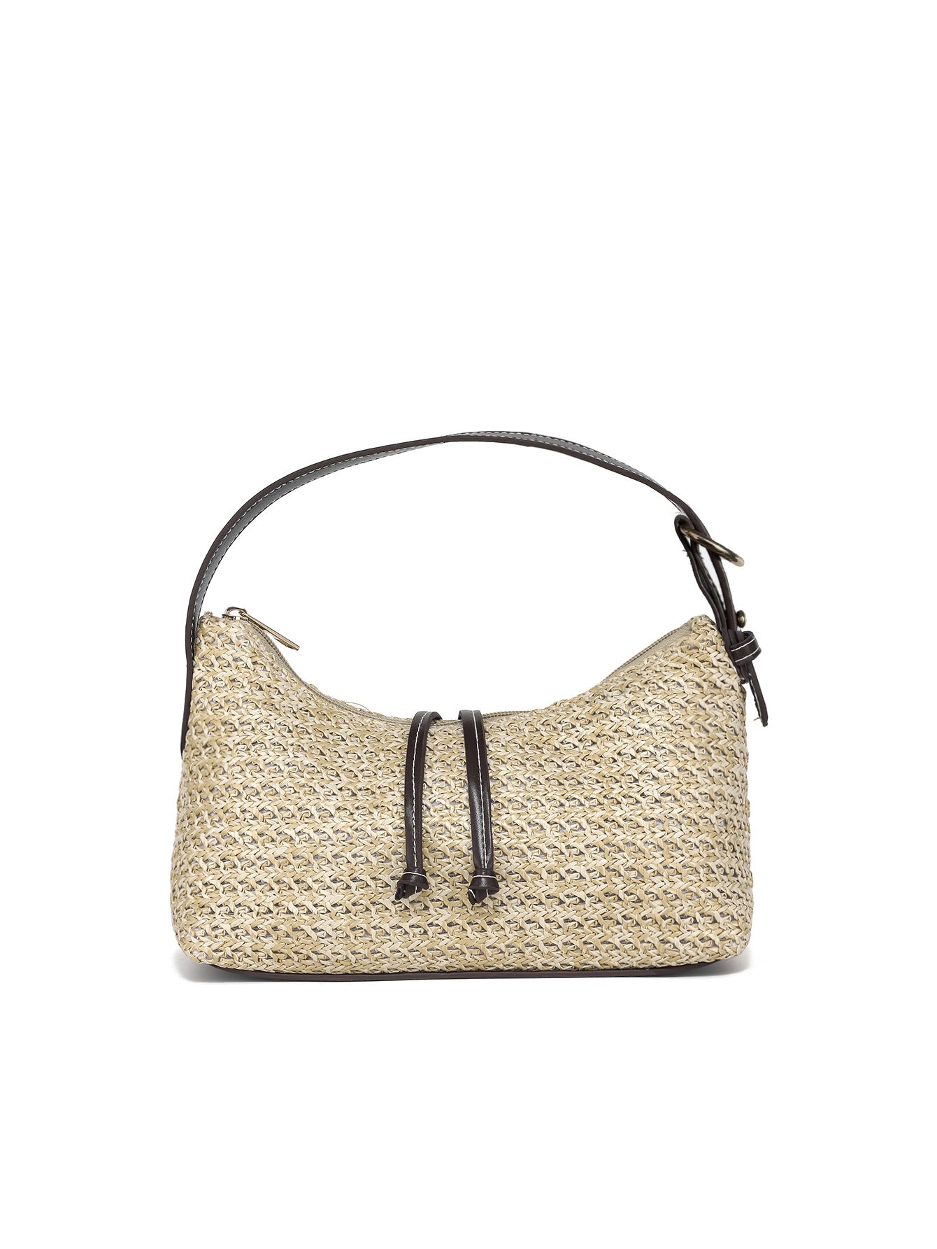 Personality Versatile Solid Color Beach Vacation Weaving Bags