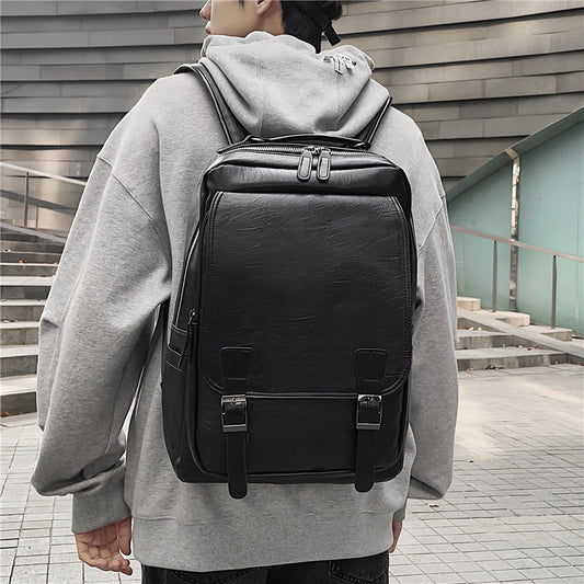 Men's Large Capacity Vintage Trendy Korean Computer Shoulder Bags
