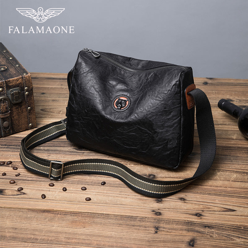 Beautiful Men's Fl Black Fashion Commuter Men's Bags