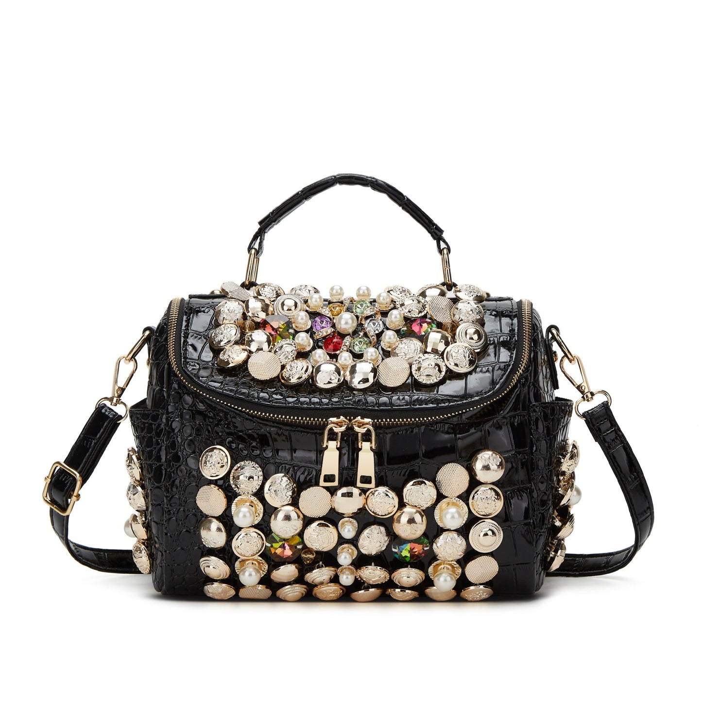 Women's Fashion Elegant Beaded Personalized Rhinestone Temperament Women's Handbag