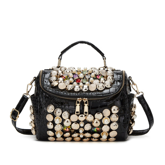 Women's Fashion Elegant Beaded Personalized Rhinestone Temperament Women's Handbag