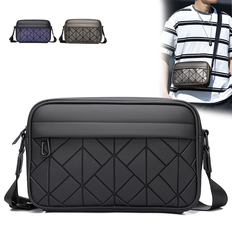 Men's Laser Reflective Fashion Business Commute Men's Messenger Bag