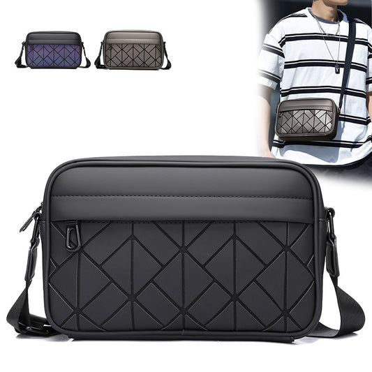 Men's Laser Reflective Fashion Business Commute Men's Messenger Bag