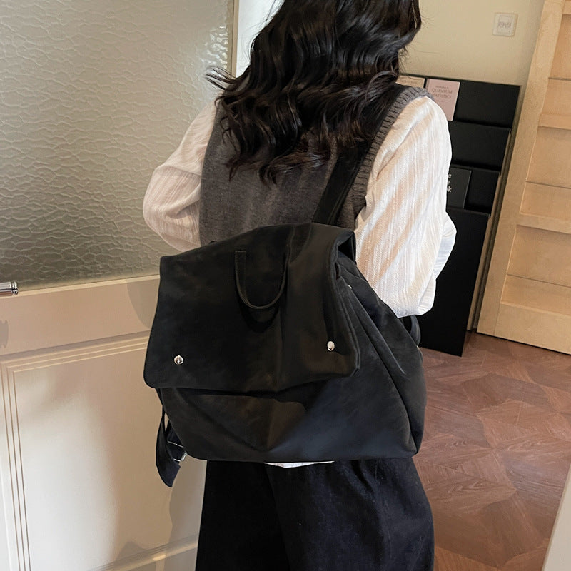 Women's Retro Frosted Mori Fashion Preppy Style Women's Backpack