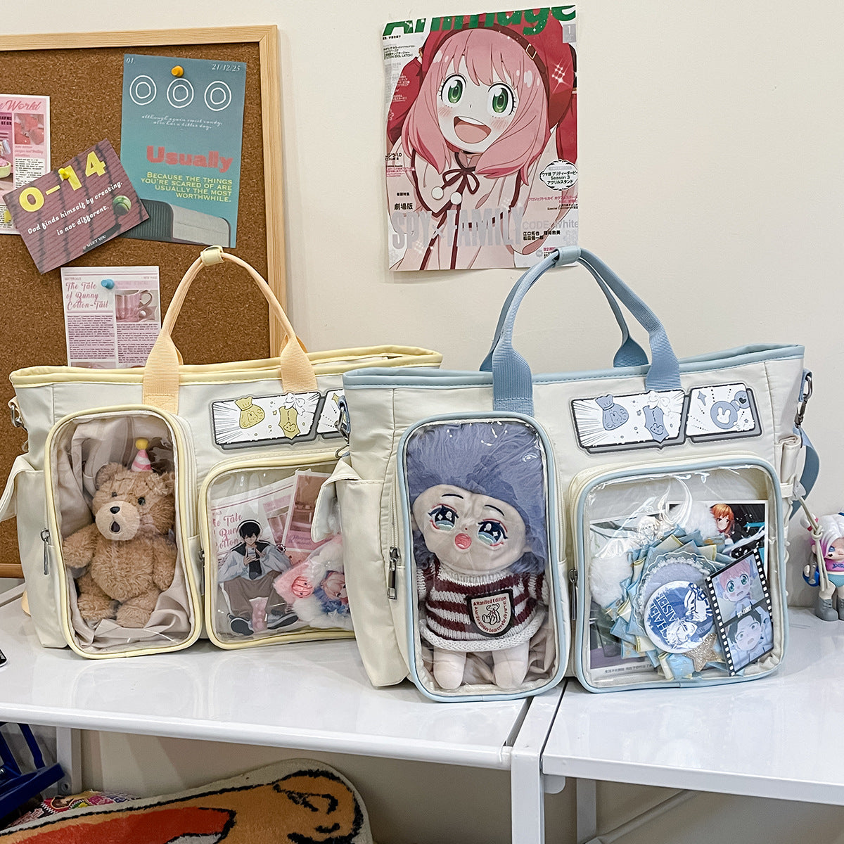 Cute Cartoon Korean Style Junior High Class Large Backpacks