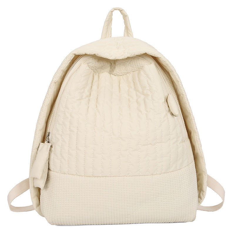 Women's Large Capacity Light Luxury Minority High Women's Backpack