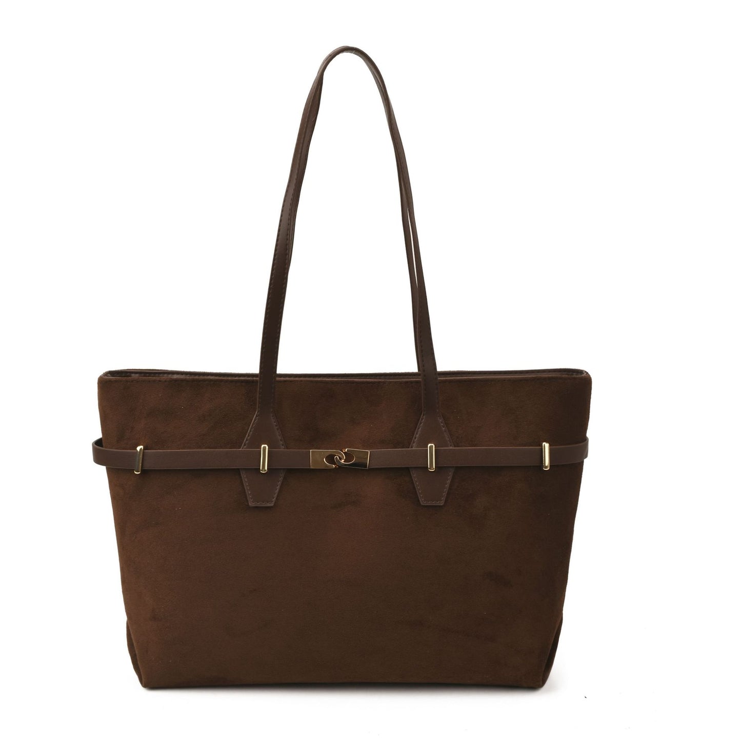 Women's Capacity Totes Suede Trendy Western Style Leopard Tote Bag