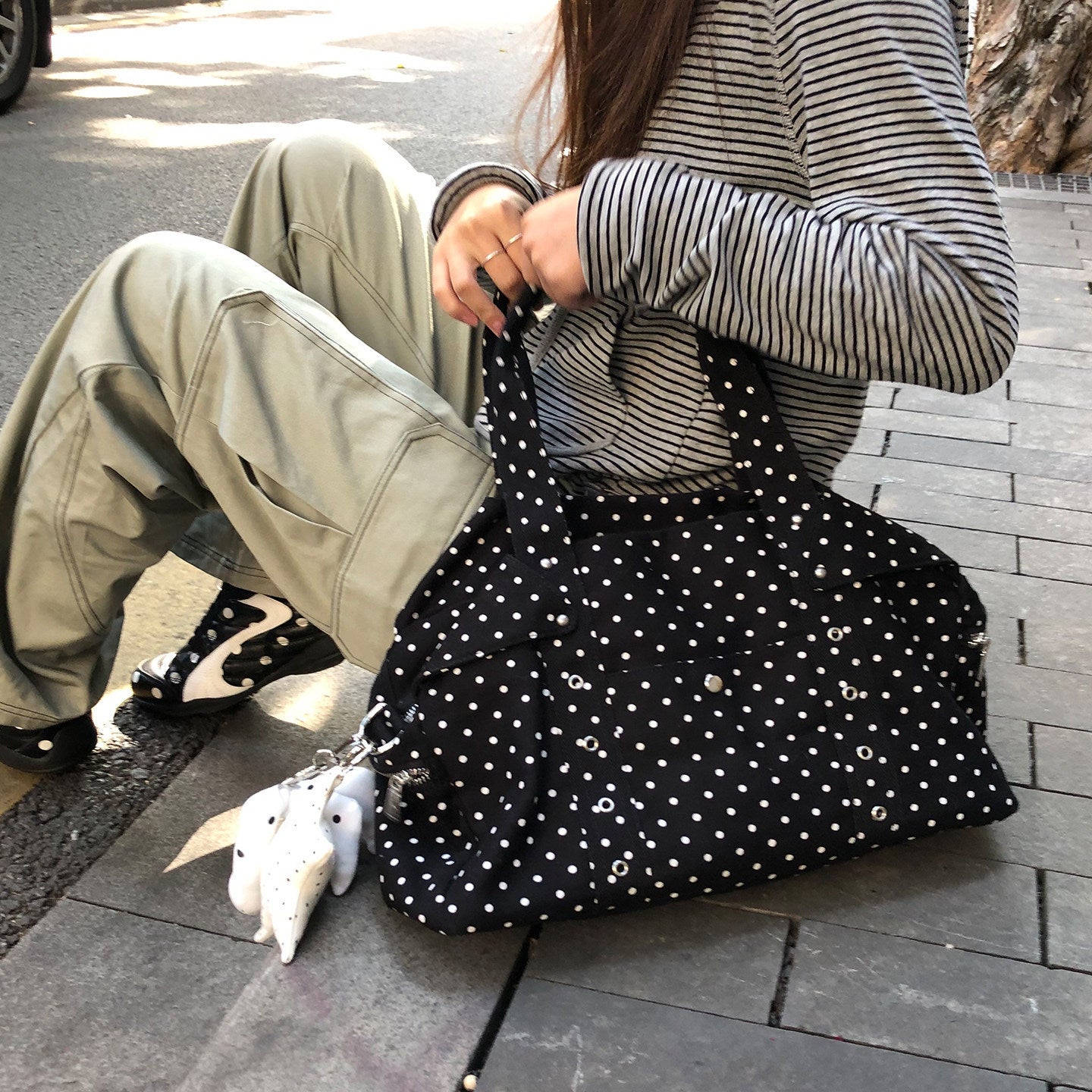 Polka Dot Female Love Light Asia Bags