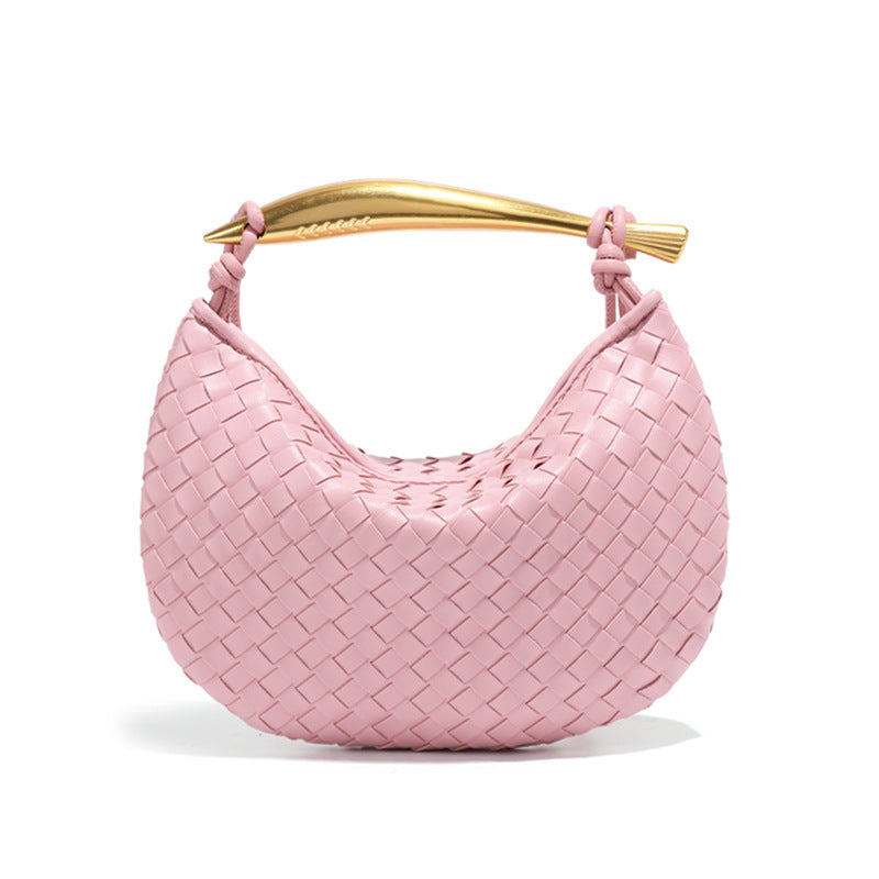 Sardine Woven Metal Underarm Portable Dumpling Women's Shoulder Bag