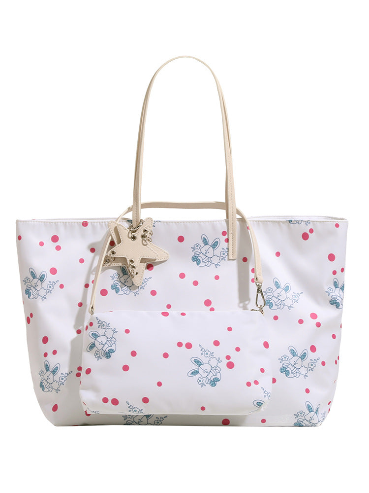 Women's Niche Large Capacity Printing Class Commuter One Travel Bags