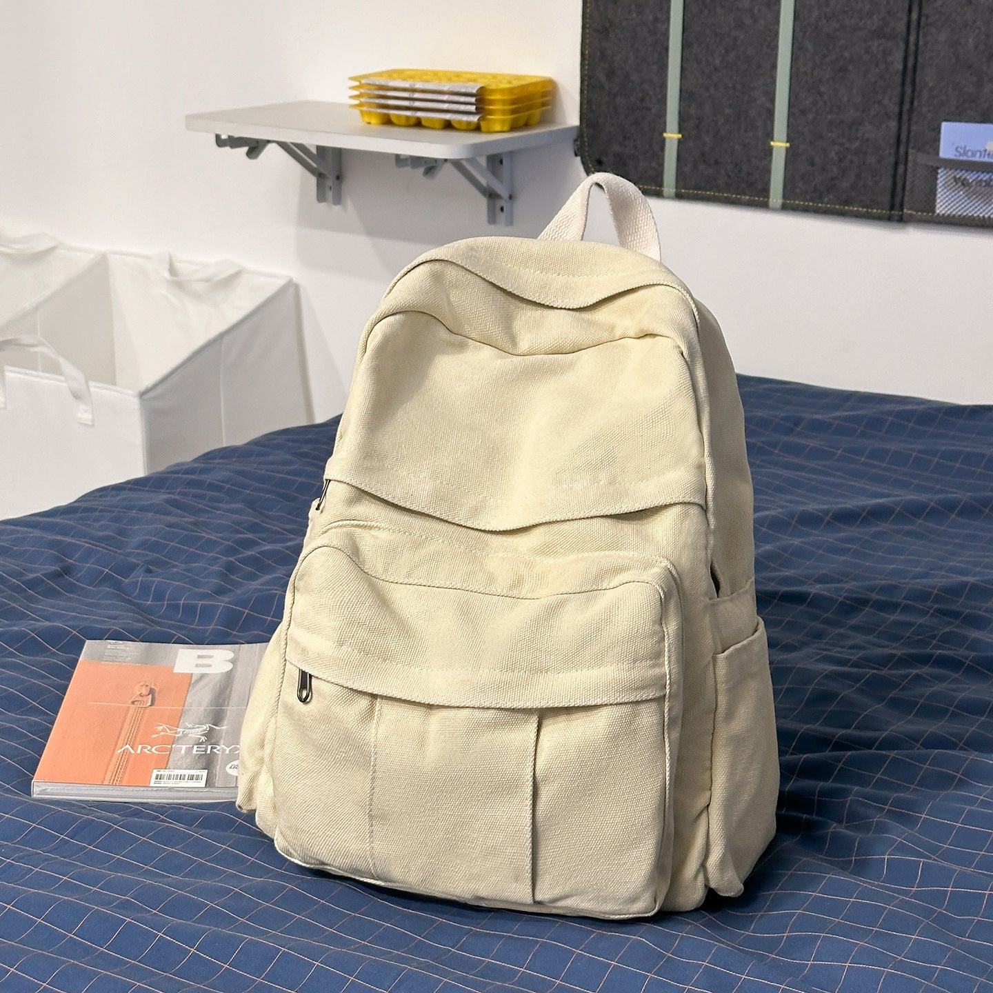 Women's Korean Style Canvas For Fashion Trends Backpacks