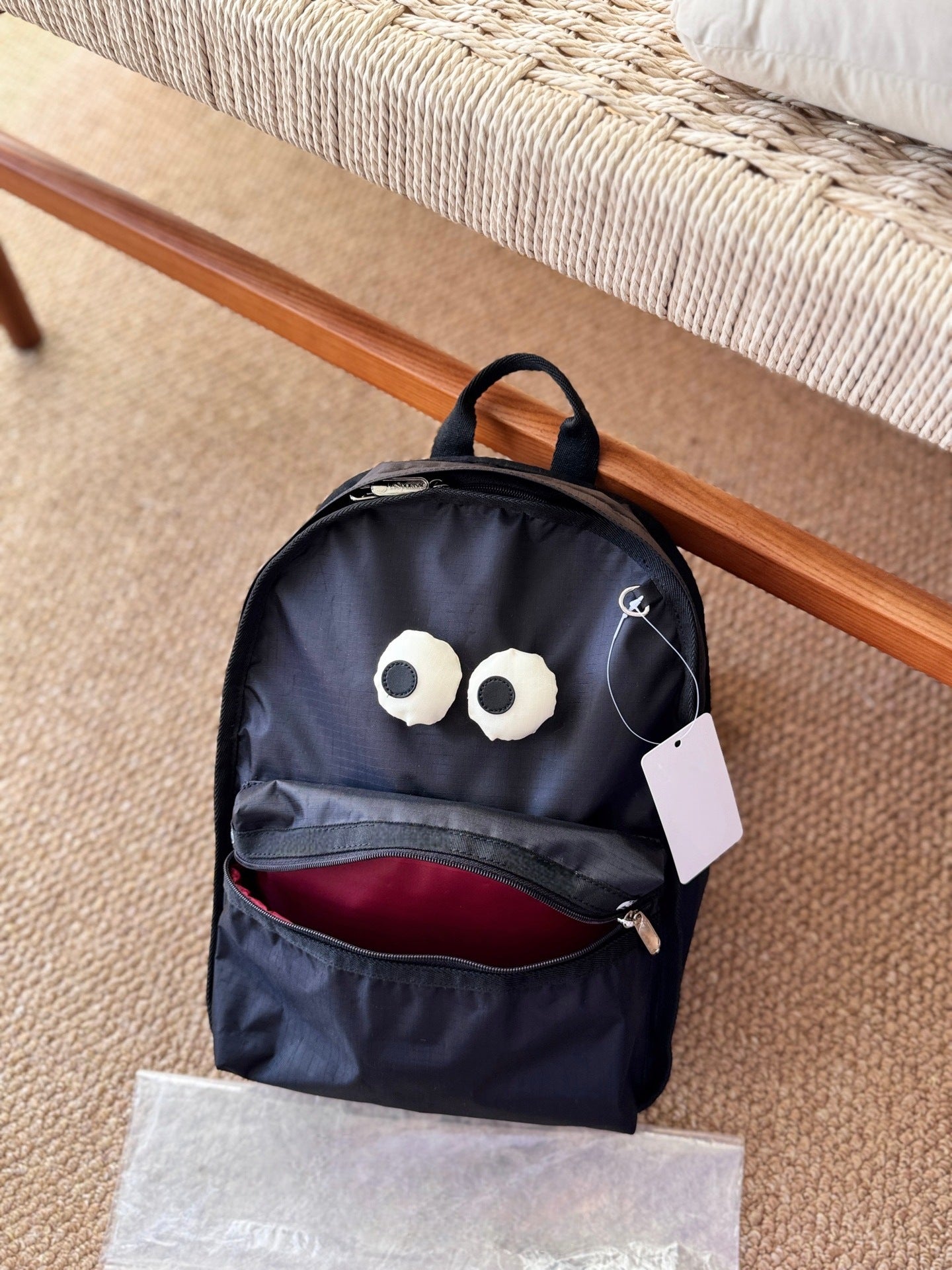 Big Eyes Facial Expression Series Collection Large Capacity Cute Backpacks
