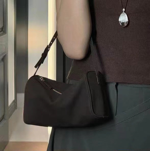 Niche Leather Style Pen High-grade Pencil Women's Handbag