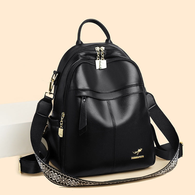 Women's Fashionable Korean Style Large Capacity Simple Women's Backpack
