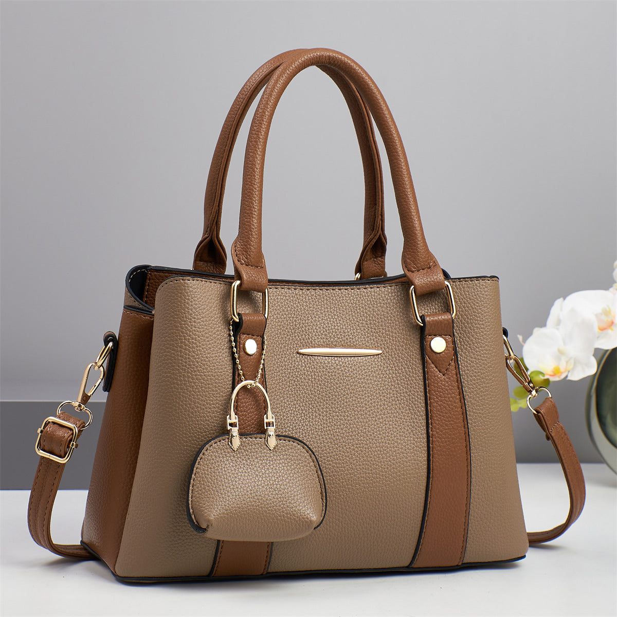 Women's Mother Fashion Soft Leather Large Capacity Women's Handbag