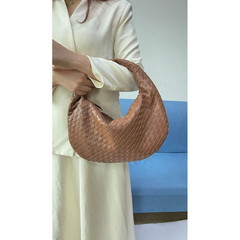 Knotted Woven Portable Underarm Fashion Large Bags