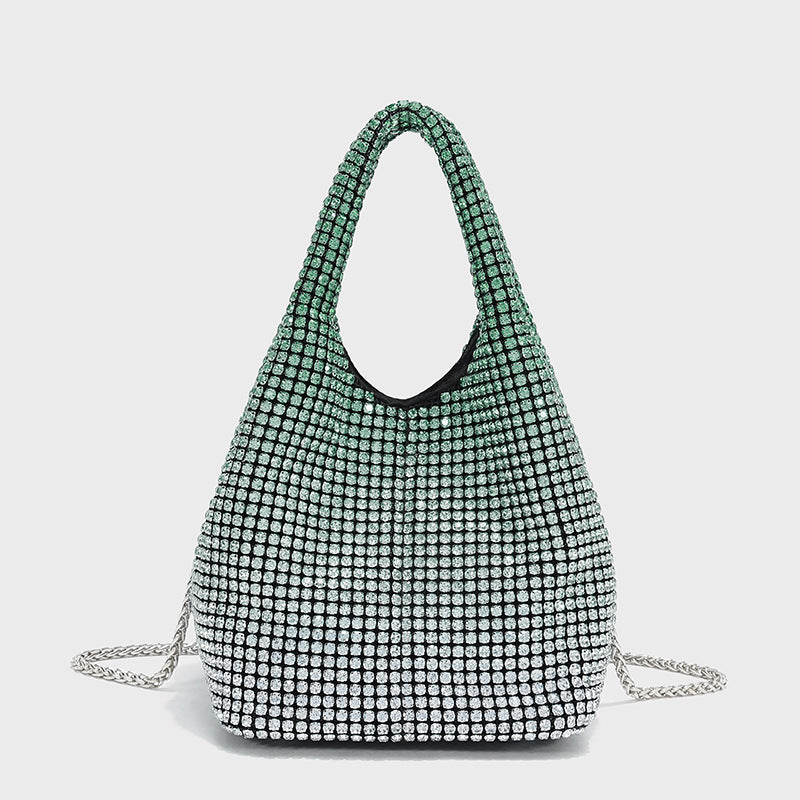 Women's Dinner Fashion Chain Diamond Full Portable Bags