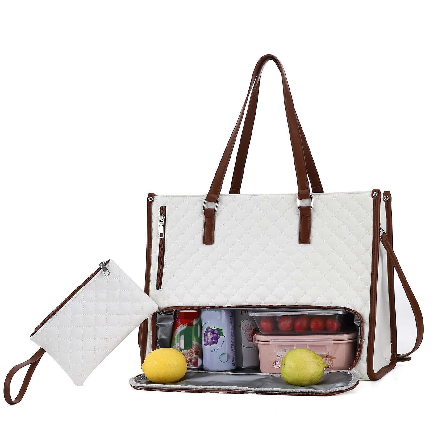Women's Thermal Insulation Lunch Box Computer Tote Bag