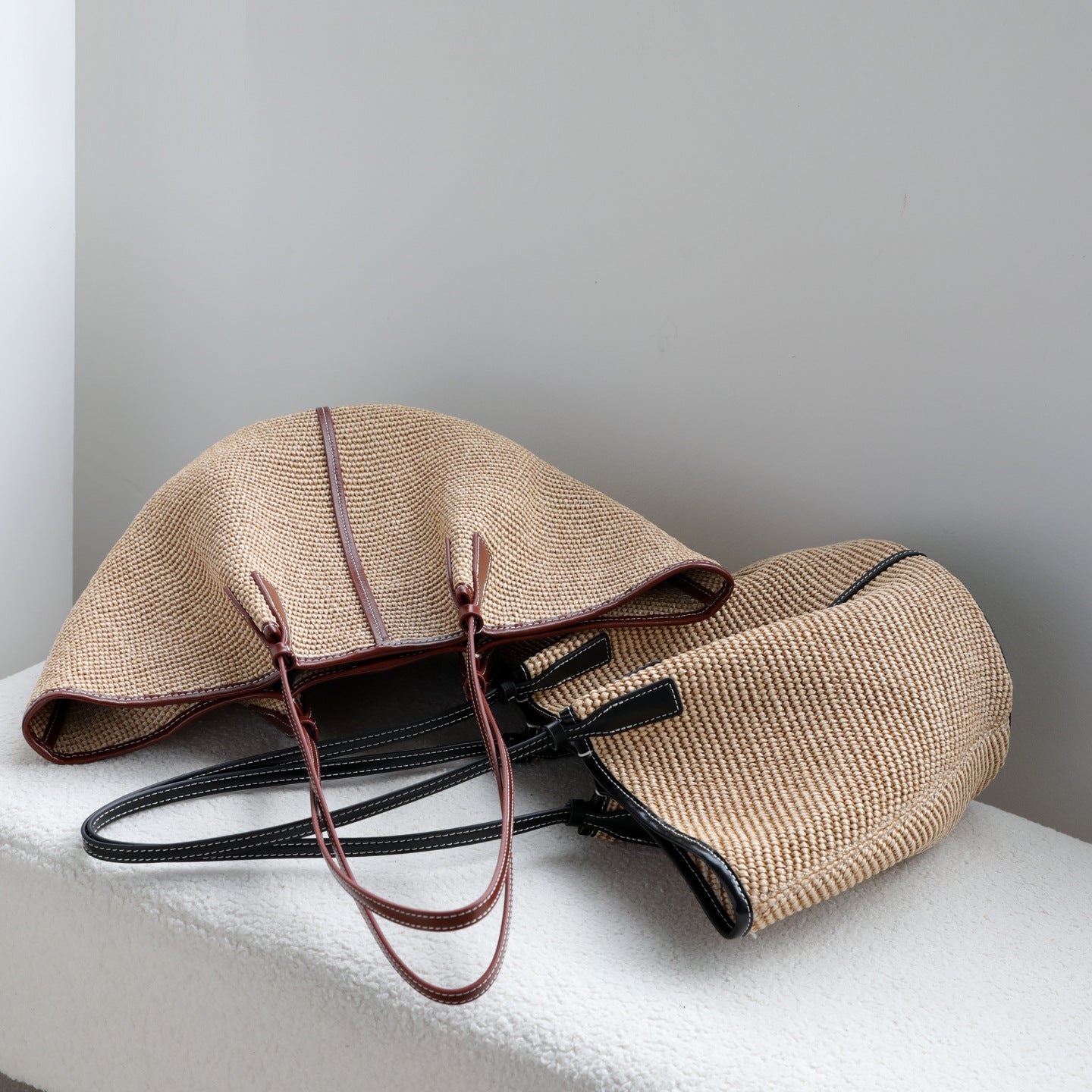 Capacity Woven Commuting Vacation Seaside Beach Artistic Bags