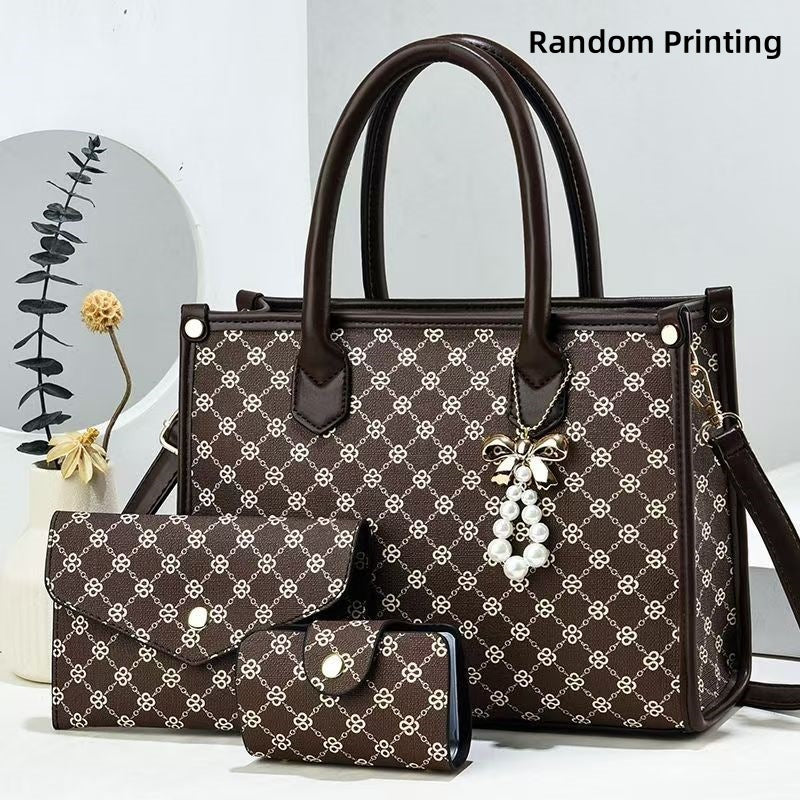 Women's Retro Korean Style High Sense Large Capacity Handbags