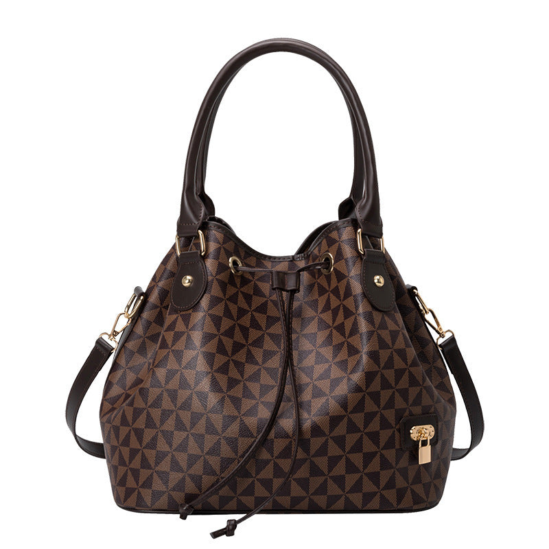 Women's Large Capacity Printed Korean Fashion Commuter Women's Handbag