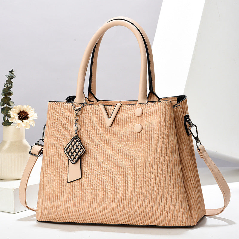 Woven Macaron Fashion Good-looking Large Capacity Women's Shoulder Bag