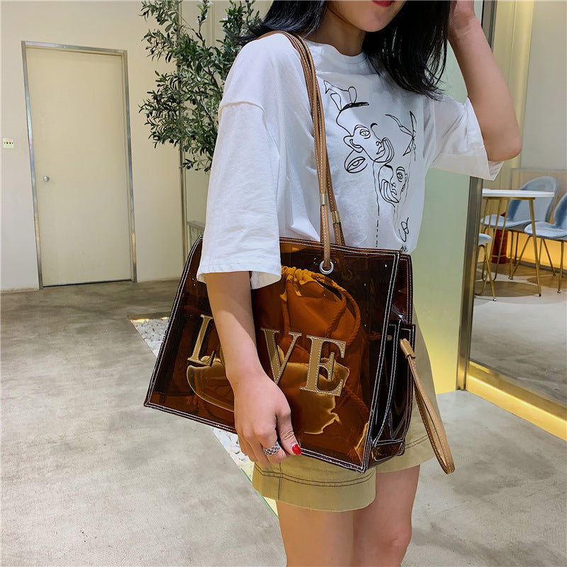 Letter Everyday Joker Large Capacity Commuter Tote Bags