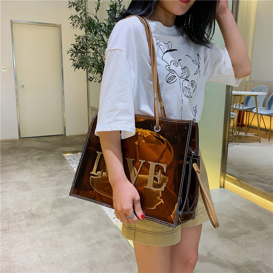 Letter Everyday Joker Large Capacity Commuter Tote Bags