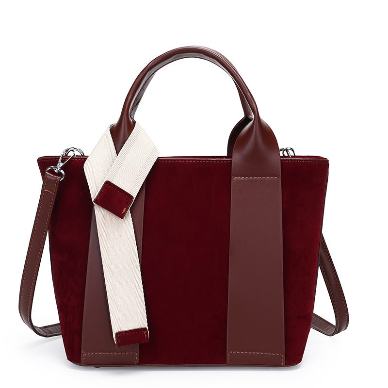 Women's Korean Style Work Clothes Canvas Simple Handbags