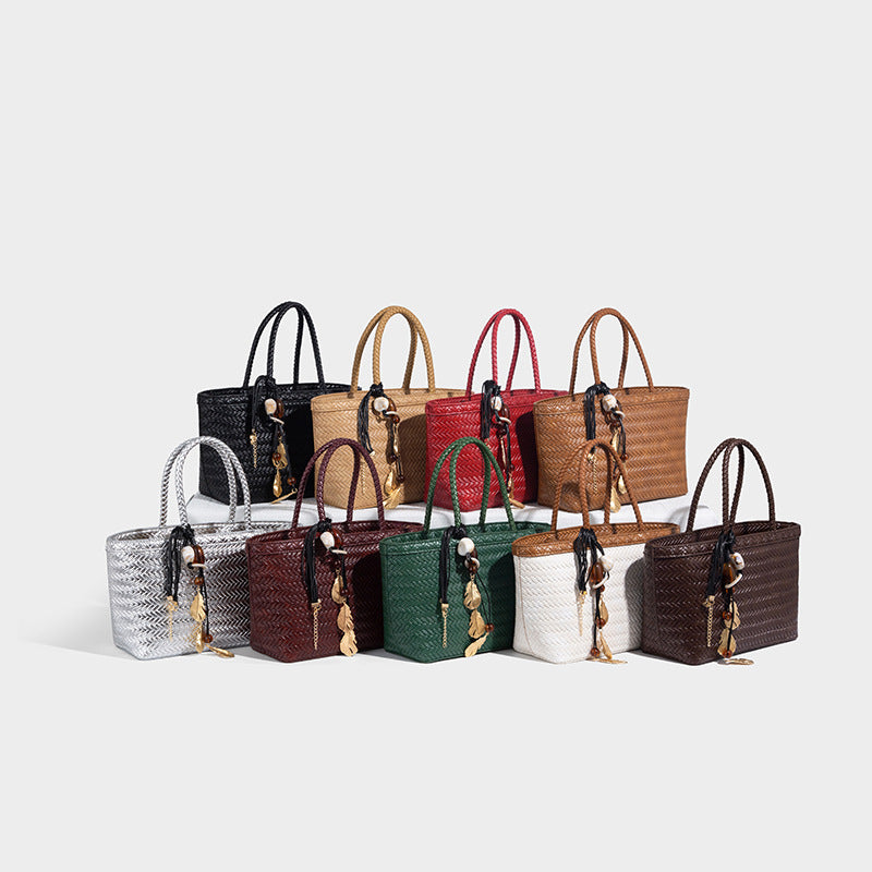 Charming Women's High-grade Knitting Fashionable Commuter Bags