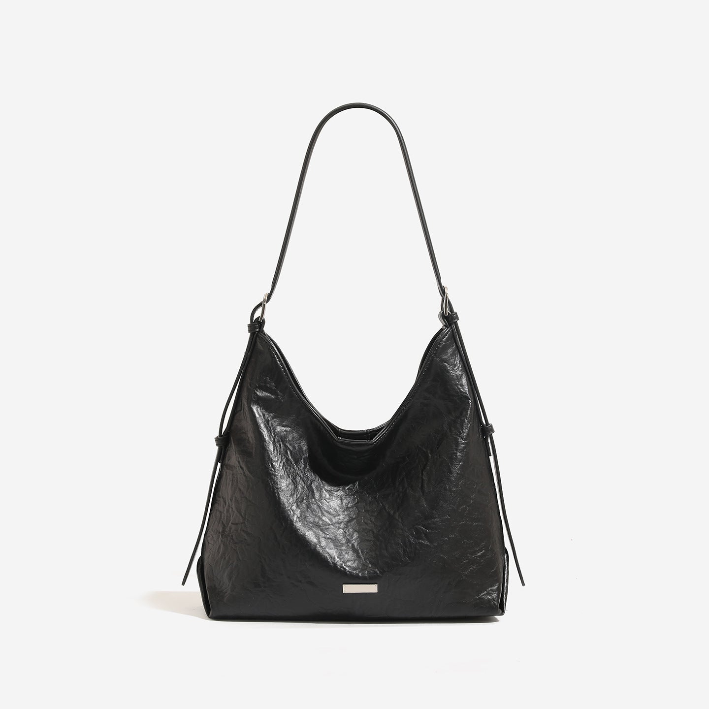 Women's Cowhide Underarm Commuter Large Capacity Hobo Tote Bag