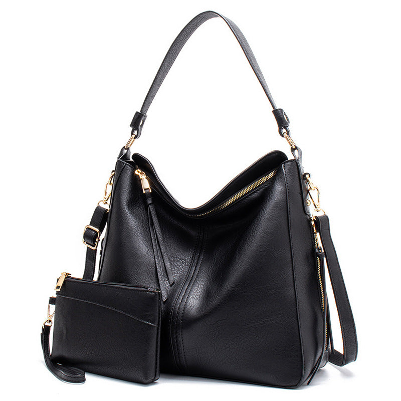 Women's Retro Hobo Portable Fashion Mother Big Women's Shoulder Bag