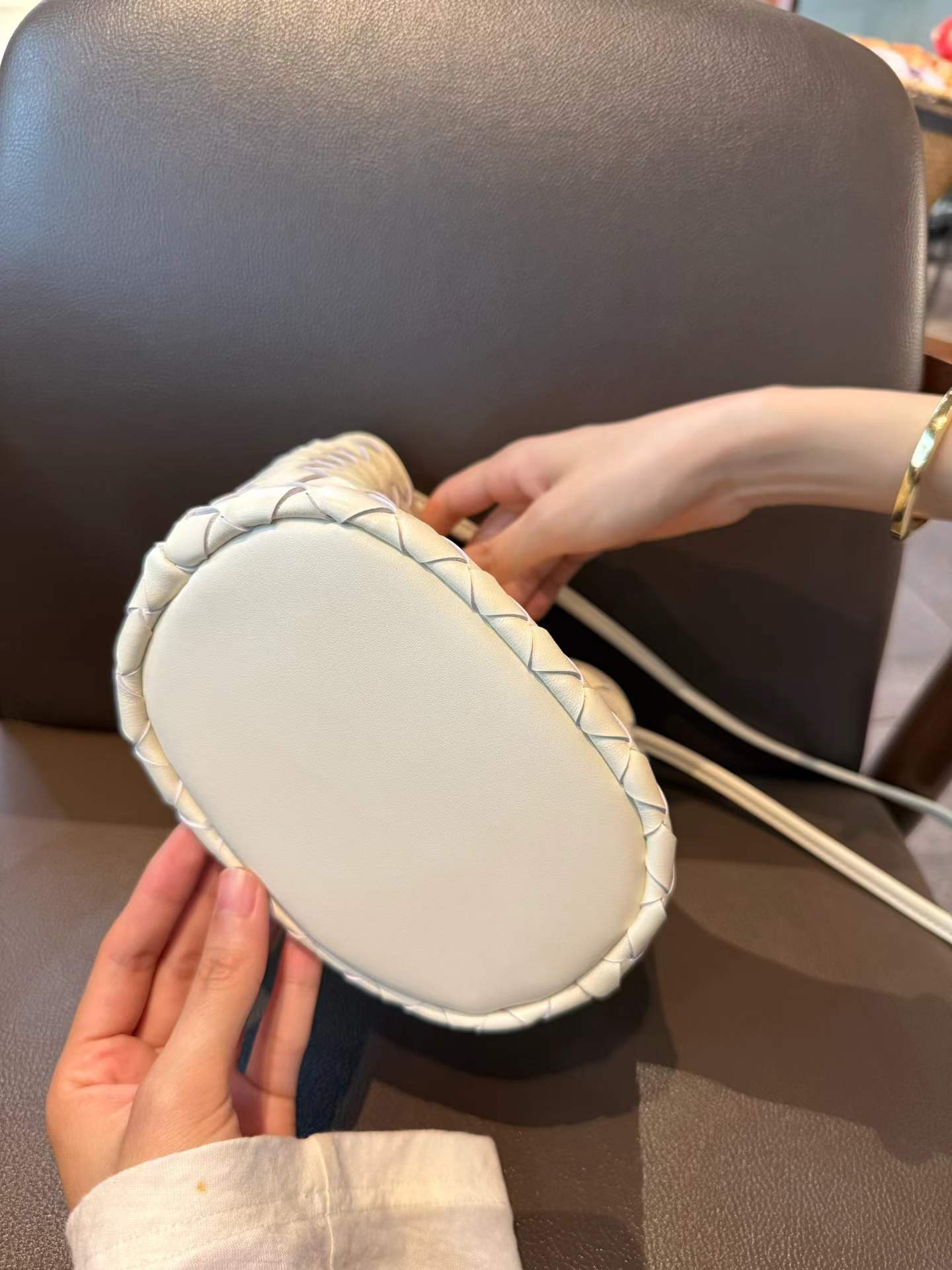 Women's Summer Sheepskin Commuter Woven Niche Women's Shoulder Bag