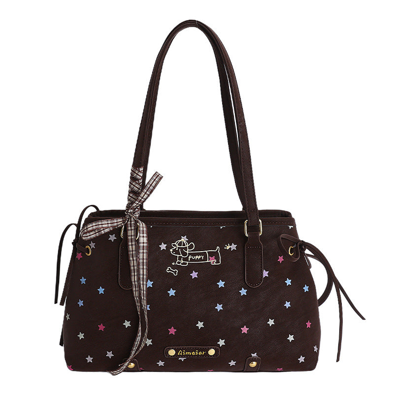 Capacity Commuter Female Spring Advanced Texture Tote Bag