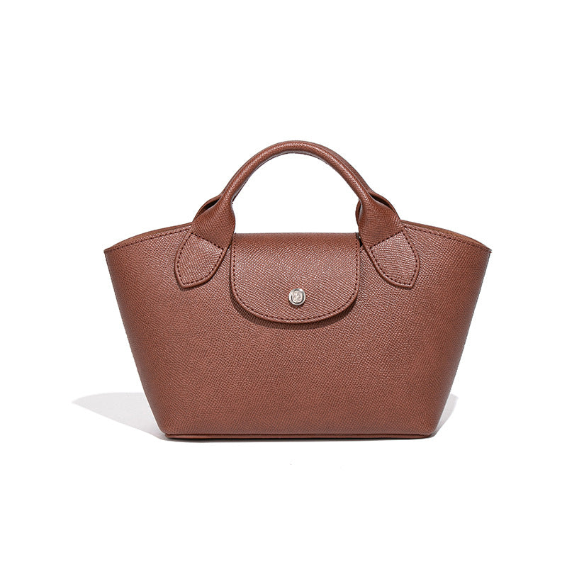Women's Palm Pattern Dragon Inlaid French Style Women's Handbag