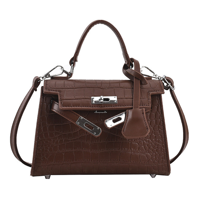 Women's Trendy Fashionable Stylish Crocodile Pattern Kelly Women's Messenger Bag