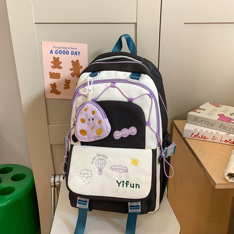 Color Cute Lightweight Large Capacity Versatile Backpacks