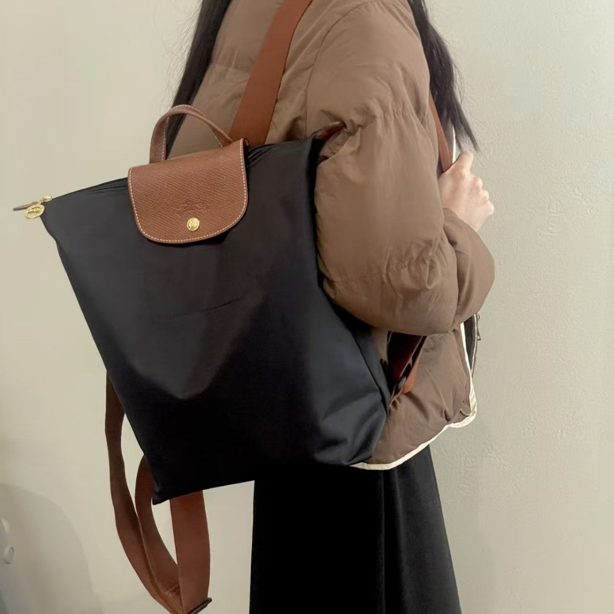 Women's & Men's Large Nylon Folding Waterproof Rucksack Capacity Women's Backpack