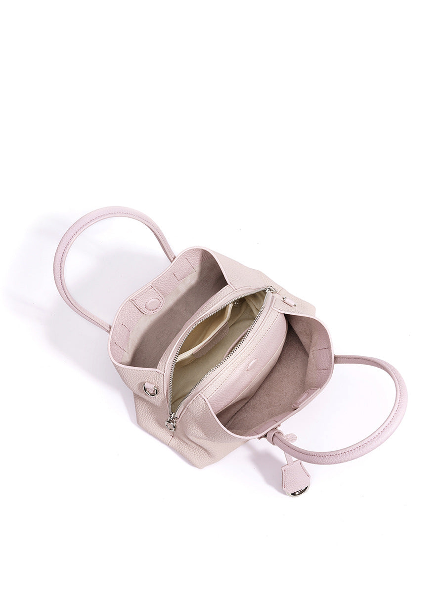 Women's Vegetable Basket Design Genuine Leather Good-looking Fashionable Women's Handbag