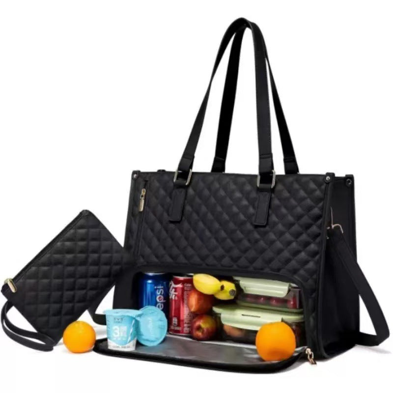 Women's Lunch Combination Large Insulation Box Computer Bags