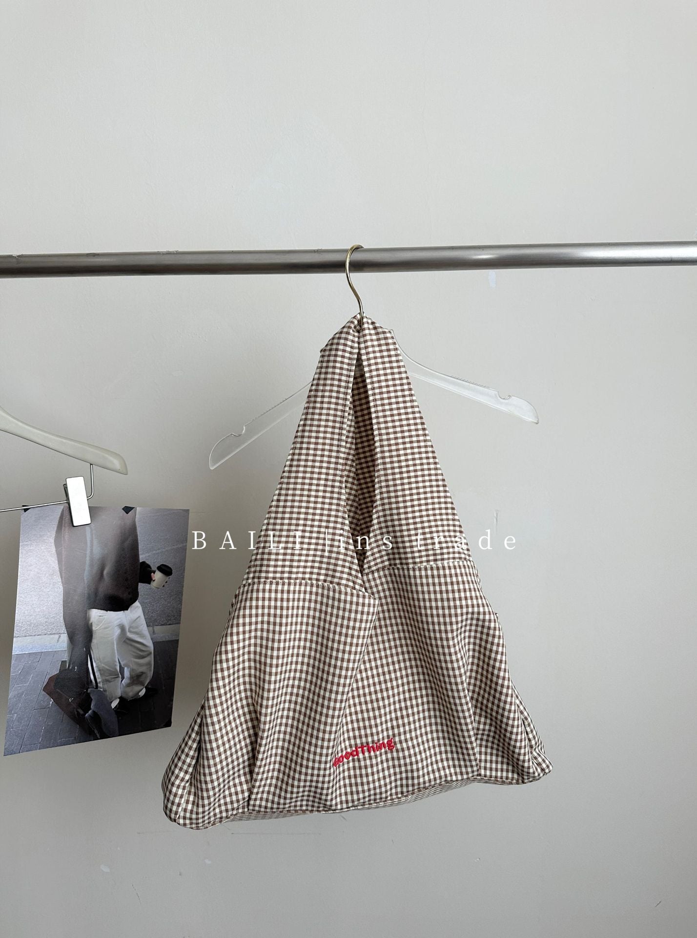 Niche Fresh Plaid Leisure Commute Versatile Large Capacity College Bags