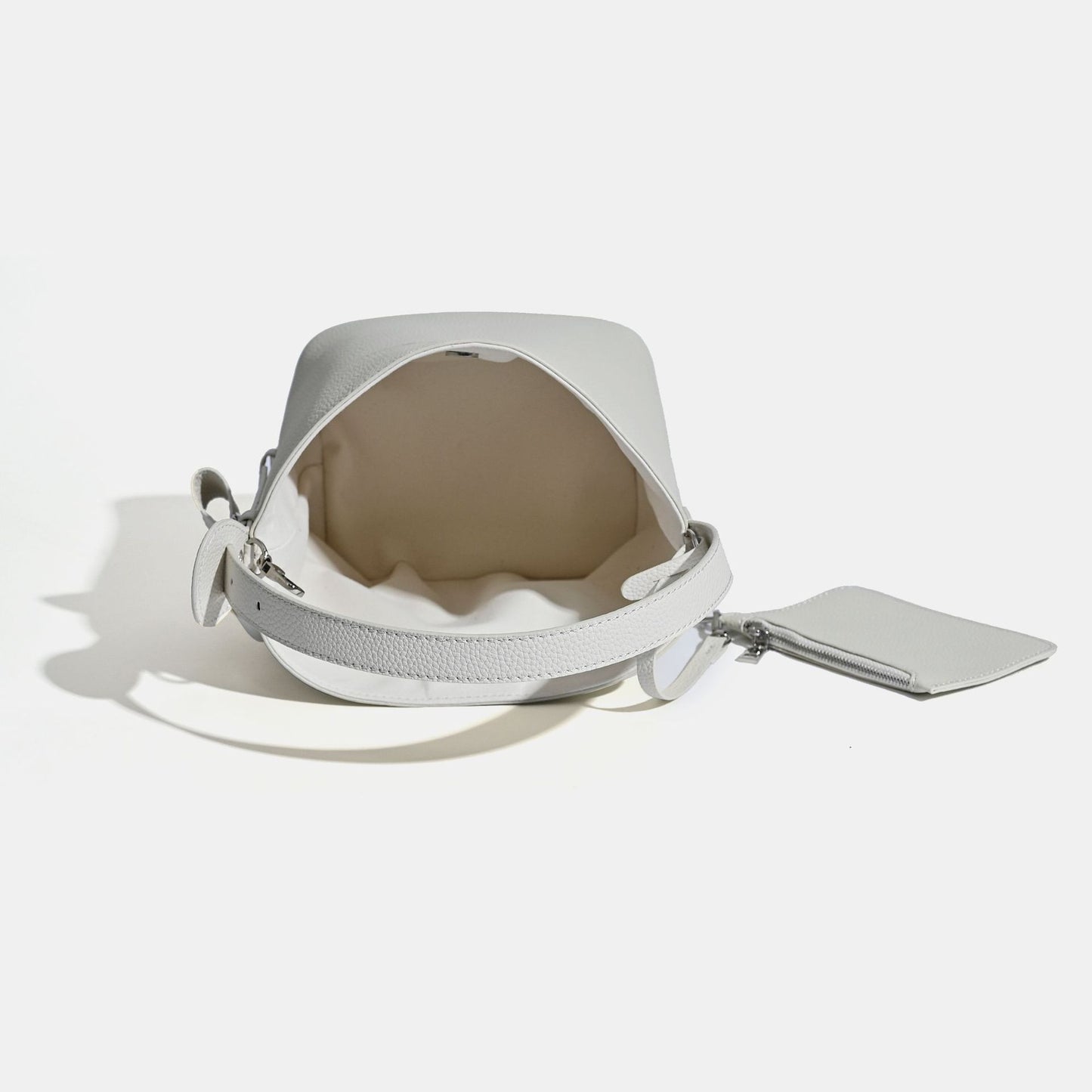 Women's Top Layer Cowhide Good-looking Bow Simple Bags