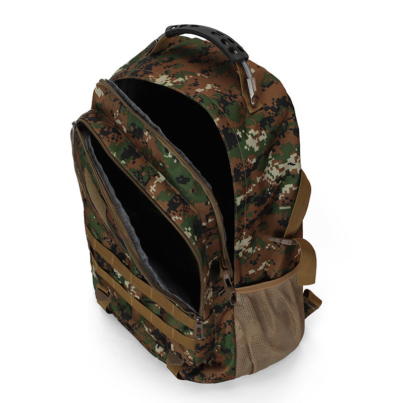 Men's Camouflage Military Jesus Survival Charging Large Bags