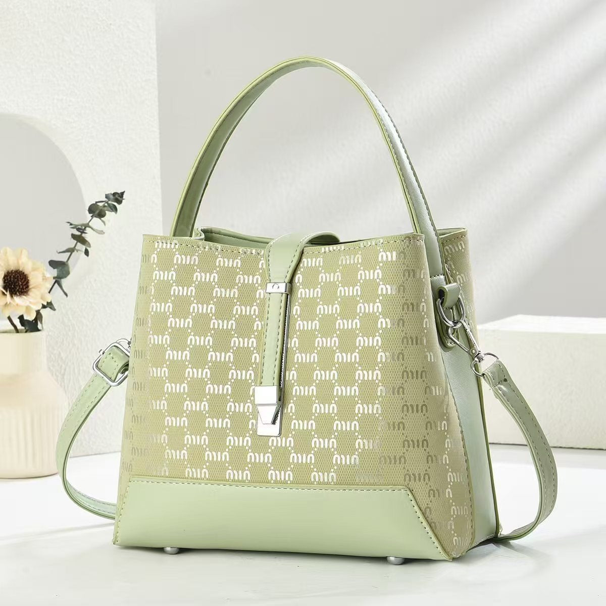 High Sense Niche Retro Large Capacity Female Printing Tote Bag