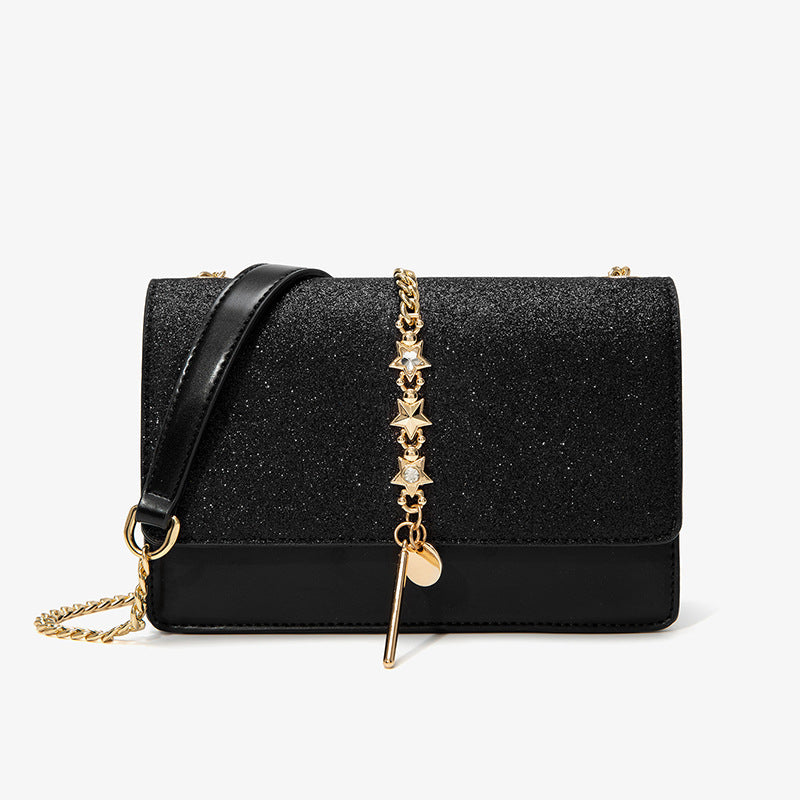 Women's Holiday Gift Starry Sky Chain Fashionable Women's Messenger Bag